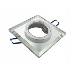 OPRAWA HALOGENOWA LED SUFITOWA STAŁA SZKLANA GU10