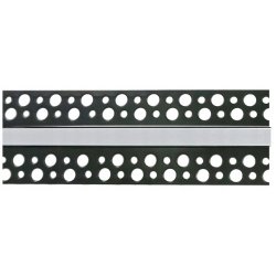 PROFIL aluminiowy czarny do PŁYTEK gips + KLOSZ mleczny + zaślepki 2m