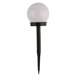 Zestaw 10x Lampa ogrodowa Lampka SOLARNA LED ZIMNA KULA PCV 10cm wbijana