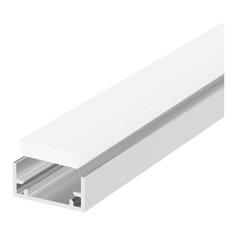 Profil aluminiowy hermetyczny IP67 podłogowy + klosz mleczny 1m do taśm led
