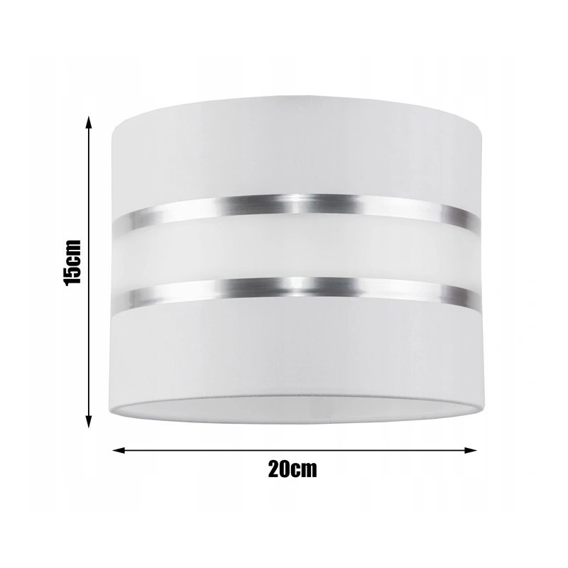 LAMPA WISZĄCA stała żyrandol sufit Abażur 20cm