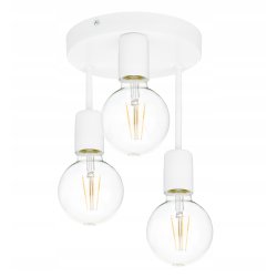 Oprawa stała Lampa sufitowa plafon Loft 3x E27