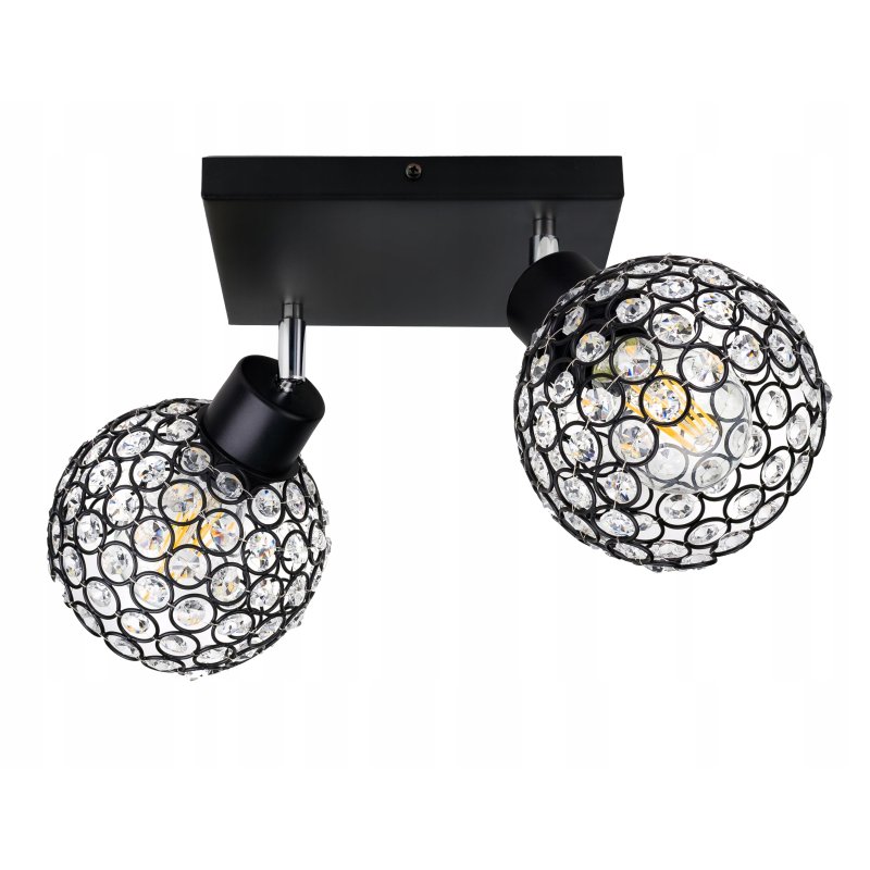 LAMPA sufitowa plafon ruch ŻYRANDOL KRYSZTAŁ Loft