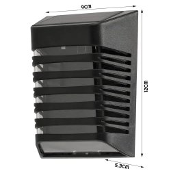 Lampa PREMIUM Elewacyjna Solarna Ogrodowa Kinkiet solarny LED NW IP64