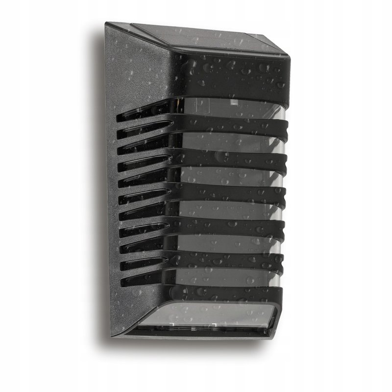 Lampa PREMIUM Elewacyjna Solarna Ogrodowa Kinkiet solarny LED NW IP64