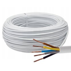 Przewód okrągły elektryczny giętki linka instalacyjny OMY 5x0,75 do rgbw