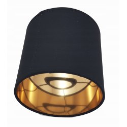 LAMPA sufitowa plafon WYSOKI żyrandol ABAŻUR złoty