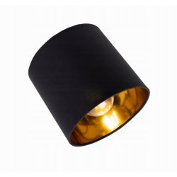 LAMPA sufitowa plafon WYSOKI żyrandol ABAŻUR złoty