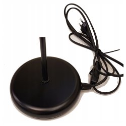 Lampka nocna Lampa stołowa loft czarna na led E27