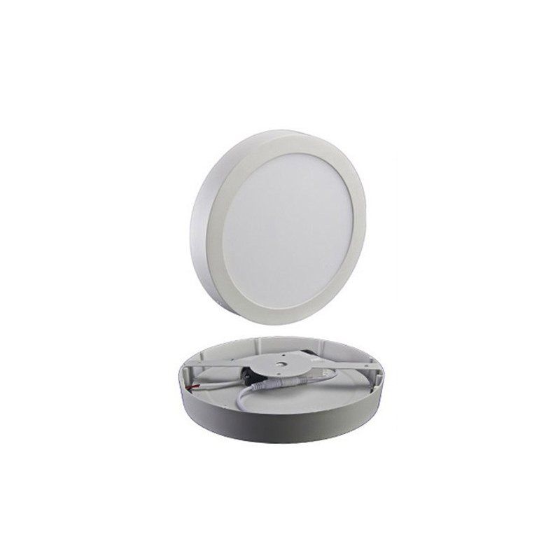 Panel LED 24W plafon natynkowy okrągły sufitowy NW