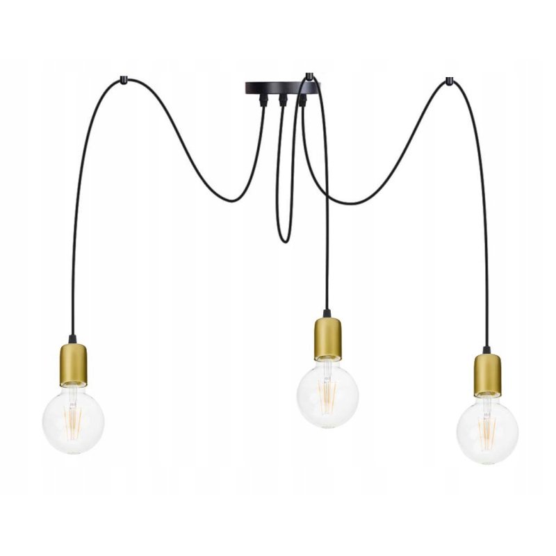 LAMPA sufitowa wisząca ZWIS Edison Loft E27 PAJĄK