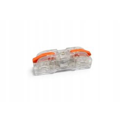 2x Szybkozłączka Elektryczna Przelotowa 1-torowa 4mm ZŁĄCZKA zacisk prosta