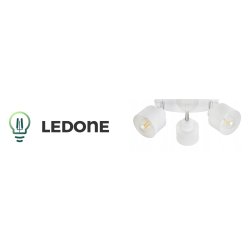 LAMPA WISZĄCA SUFITOWA PLAFON ŻYRANDOL RUCHOMY LOFT KUBEK 3xE27 BIAŁA LOFT