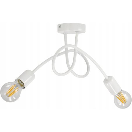 Lampa kręcona żyrandol loft...