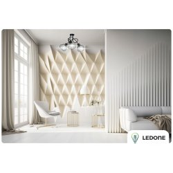 LAMPA SUFITOWA ŻYRANDOL WISZĄCA LOFT DIAMENT BRYLANT CZARNA PAJĄK DRUCIANA