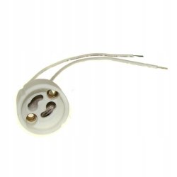 OPRAWA HALOGENOWA sufitowa wpuszczana LED STAŁA CZARNA + GNIAZDO GU10