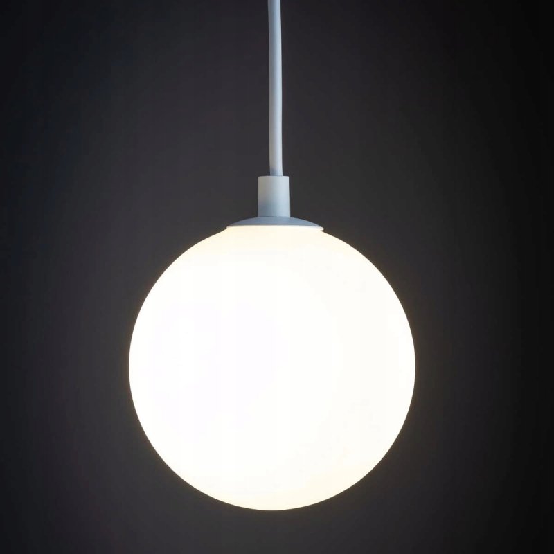 LAMPA WISZĄCA ZWIS ŻYRANDOL SUFITOWY LOFT SZKLANY KLOSZ KULA NA 1 LED E27