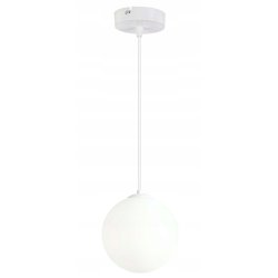 LAMPA WISZĄCA ZWIS ŻYRANDOL SUFITOWY LOFT SZKLANY KLOSZ KULA NA 1 LED E27