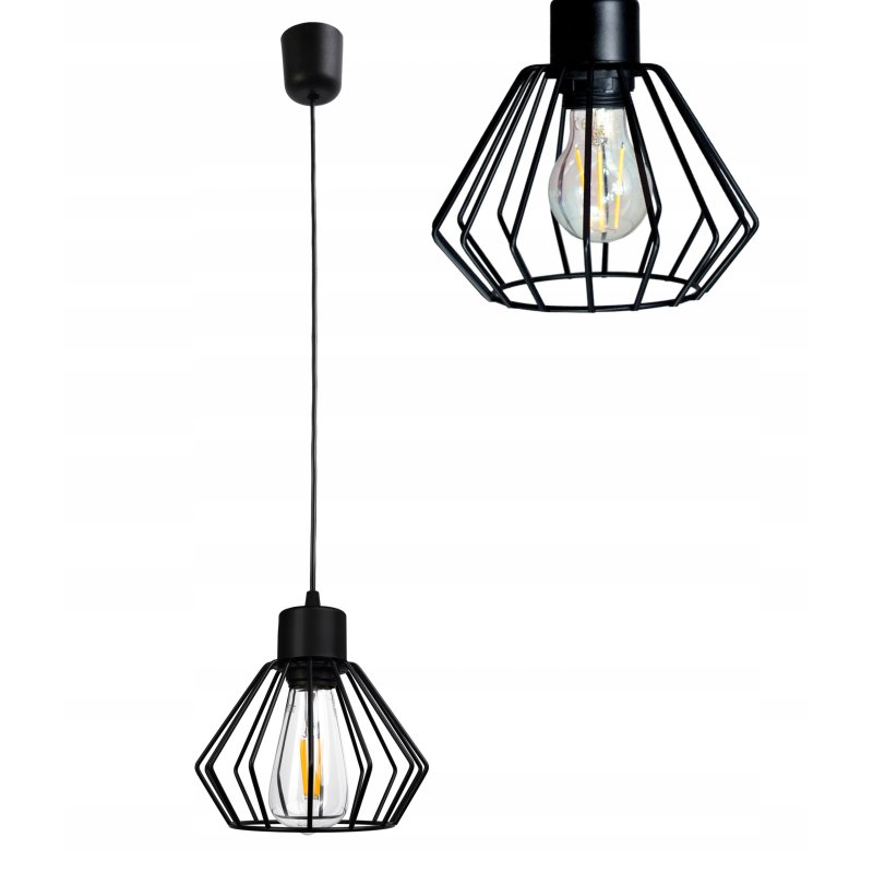 LAMPA WISZĄCA ZWIS żyrandol sufiowa loft BRYLANT 1