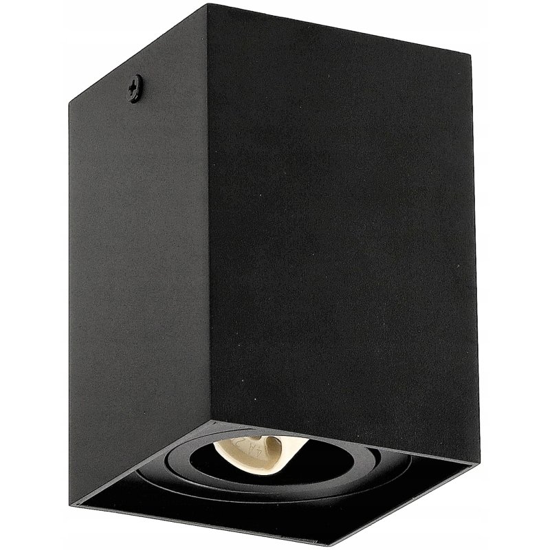 OPRAWA NATYNKOWA HALOGENOWA TUBA LED RUCHOMA +GU10 CZARNA