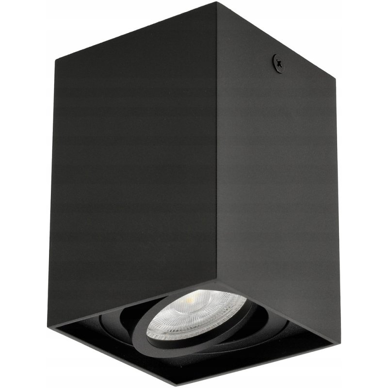 OPRAWA NATYNKOWA HALOGENOWA TUBA LED RUCHOMA +GU10 CZARNA