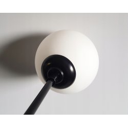 LAMPA WISZĄCA ZWIS ŻYRANDOL SUFITOWY LOFT SZKLANY KLOSZ KULA NA 2 LED E27