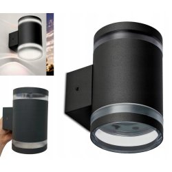 Lampa PREMIUM Elewacyjna Solarna Ogrodowa Kinkiet solarny LED NW góra dół