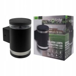 Lampa PREMIUM Elewacyjna Solarna Ogrodowa Kinkiet solarny LED NW góra dół