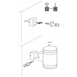 Lampa PREMIUM Elewacyjna Solarna Ogrodowa Kinkiet solarny LED NW góra dół