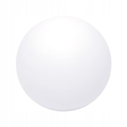 Lampa kinkiet ścienny stały BIAŁY prosty LOFT klosz SZKLANY KULA na 1x E27