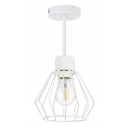 PODSTAWA BAZA LAMPA SUFITOWA WISZĄCA STAŁA LOFT METAL NA 1X E27 POD KLOSZ