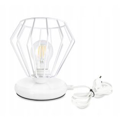 Lampka nocna Lampa stołowa loft na led E27 Drut