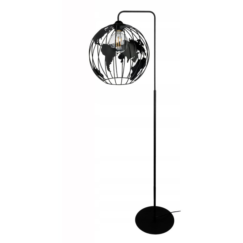 Lampa stojąca podłogowa BAZA podstawa loft na klosz LED E27 gięta 150cm