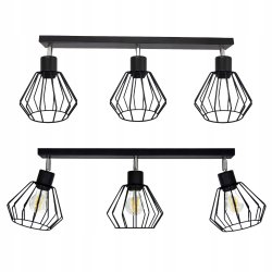 LAMPA SUFITOWA WISZĄCA DO SUFITU POKOJU PLAFON LOFT BRYLANT DUT ŻYRANDOL