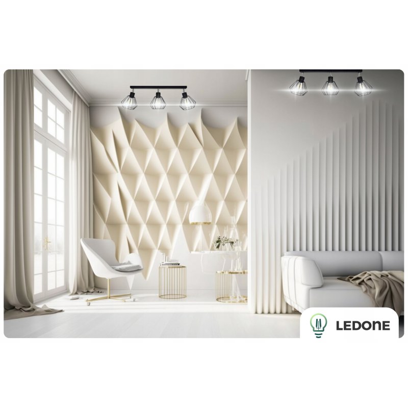 LAMPA SUFITOWA WISZĄCA DO SUFITU POKOJU PLAFON LOFT BRYLANT DUT ŻYRANDOL