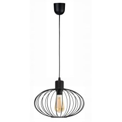 Lampa wisząca zwis żyrandol sufit loft drut Elipsa 35cm na E27