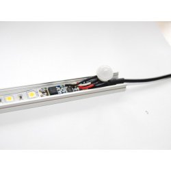 WŁĄCZNIK profilowy ON / OFF 12V 6A z Czujką PIR do PROFILI alu taśm LED COB