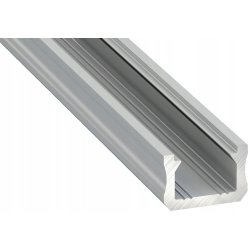 2m Profil aluminiowy typ X wąski głęboki + Klosz do taśm led
