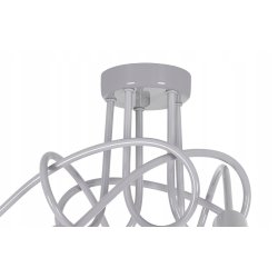 Lampa wisząca sufitowa żyrandol dzieci PASTI SZARY