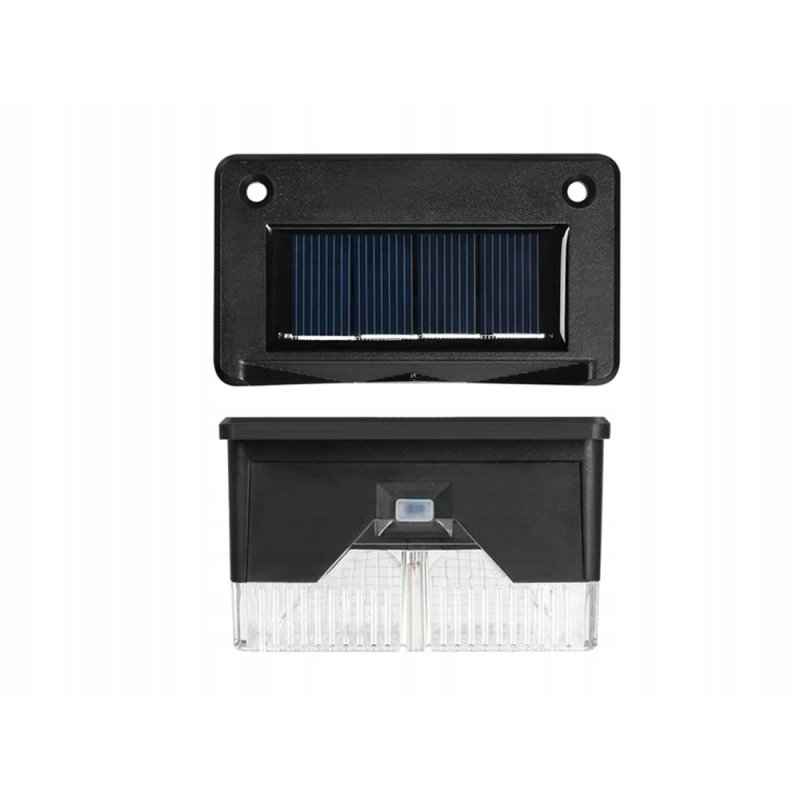 4x zestaw Lampka ogrodowa SOLARNA SCHODOWA na schody taras płot LED ZIMNY