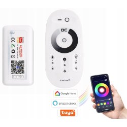 Sterownik Kontroler taśm LED MONO WiFi Android ALEXA TUYA Google PILOT RF