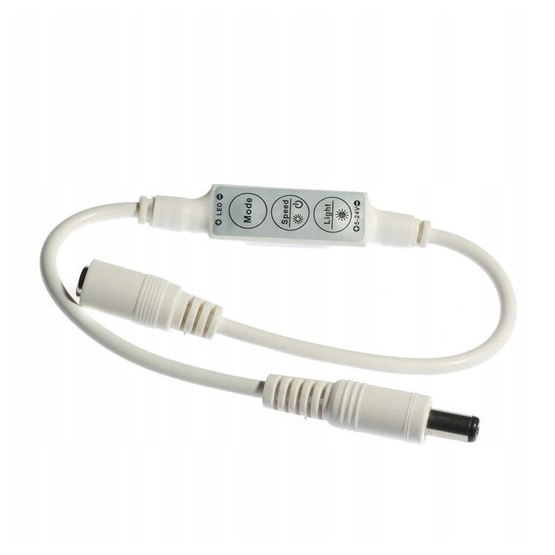 ŚCIEMNIACZ MINI KLAWISZOWY 12V 72W do taśm LED