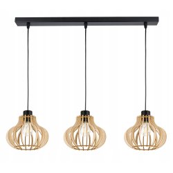 PODSTAWA BAZA LAMPA SUFITOWA WISZĄCA ZWIS LOFT METAL NA 3X E27 POD KLOSZ