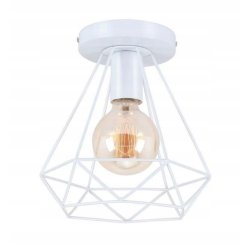 LAMPA stała sufitowa plafon Loft klosz diament E27