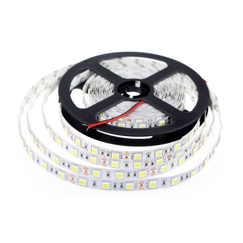 TAŚMA listwa 300 LED 5050 SMD 5m BIAŁA ZIMNA IP20