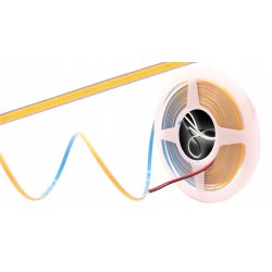 Taśma LED COB WĄSKA 4mm 24V neon linia biały zimny 5mb