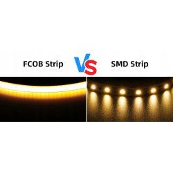 Taśma LED COB WĄSKA 4mm 24V neon linia biały zimny 5mb