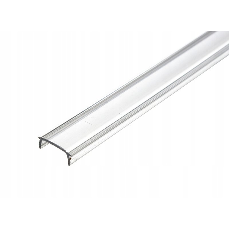 Zestaw PROFIL ALUMINIOWY czarny wpuszczany slim eko do taśm LED 2m + KLOSZ