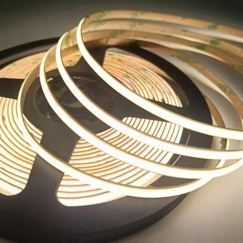 Taśma LED COB WĄSKA 4mm 24V neon linia biały neutral 5mb