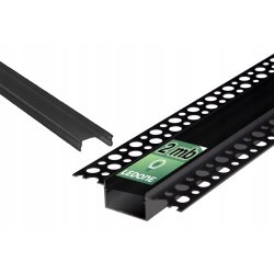 PROFIL aluminiowy XL szeroki 20mm do taśm led płyt karton-gips KG KLOSZ 2m